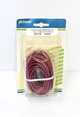 25FT Red & Black Flexible 18 AWG Hi Voltage EPDM Rubber Test Lead Probe Wire NEW