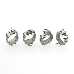 85 Sets Orthodontic Molar Bands Conv Buccal Tube Lingual Sheath Roth 022 GAC