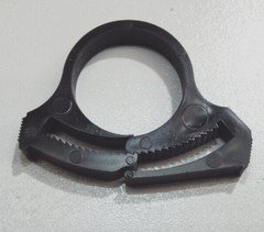 x4 Heyco HC 672 2326 Plastic Nylon 6/6 Black Wire Cable Tube Hose Reusable Clamp