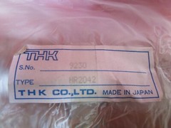 THK HR2042, HR SET, Includes One HR2042 Caged Ball LM Guide Block with two 670mm