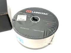 LabelTac LT211HP Pro Model High Perf. 10 Year Vinyl Label 2″ x 150′ Roll, Clear
