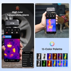 320*240 X³IR Resolution P1 Thermal Imaging Camera IOS&Android 600℃ Type-C 25Hz