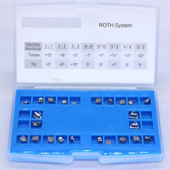 1kit Orthodontic dental self-ligating bracket brace Roth 022 345 hooks 28pcs/kit