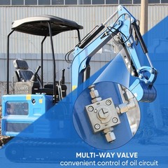 Mini Excavator KUBOTA Diesel 4000lbs 1.8 Ton Super Power Mini Digger