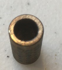 Alloy 932 Bronze/Graphite Plugged Bearing 1/4” Shaft Diameter 3/8”OD 3/4” Long