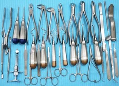 74 EA PREMIUM GERMAN DENTAL SURGERY EXTRACTING ELEVATORS FORCEPS INSTRUMENT SET