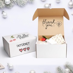 Versatile Packing Solution: 15 Count White Shipping Boxes 12x10x6 for Gifts