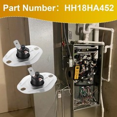 2 Pack HH18HA452 Furnace Flame Rollout Limit Switch L250 for Carrier Bryant