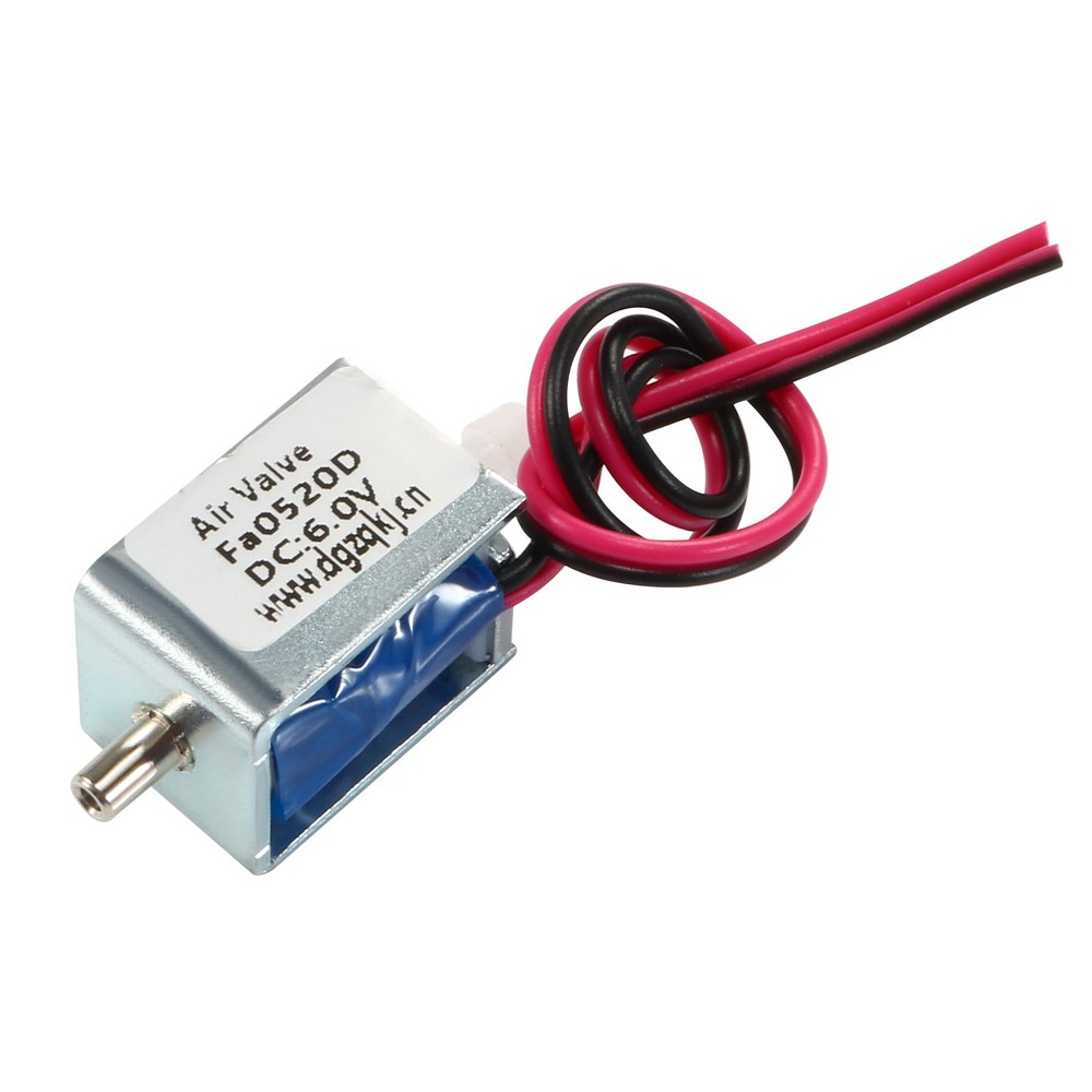 2pcs Miniature Air Solenoid Valve 2 Way Normally Closed DC6V 0.38A