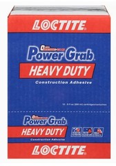 Loctite Power Grab 9 oz Heavy Duty Construction Adhesive White 12 Pack 2022554