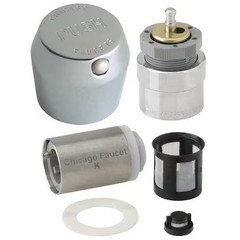 Chicago Faucet 665-Rkpabcp 1-3/4″ Mvp Metering Push Handle