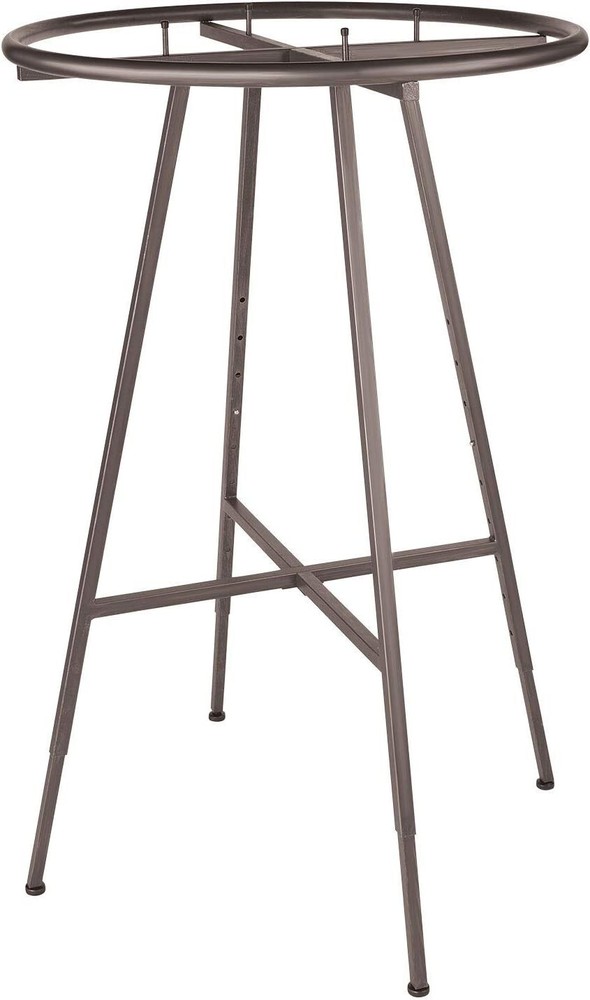 Round Clothing Rack Clothes Garment Retail Store Raw Steel