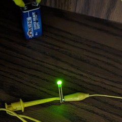 Rare Historic Western Electric LED s Collectible, Heavy GOLD leads NOS Round 3mm