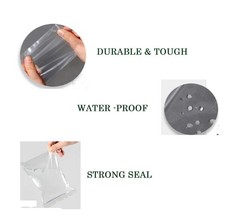 1000ct Clear Resealable 2″x3″ Zip Seal Top Lock 2MIL Clear Plastic Bags Baggies