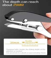 5/16 inch-8mm Heavy Duty Hole Puncher Round Single Hole Punch Badge Hole