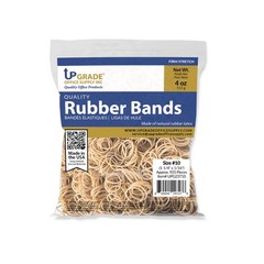Upgrade Office Supply Rubber Bands, Size 10 (1-1/4 x 1/16),925 Ct 1/4 lb Bag USA