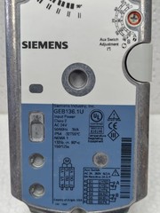 SIEMENS GEB136.1U GMA SERIES ELECTRIC DAMPER ACTUATOR