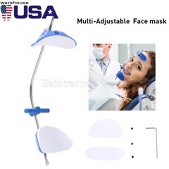 Dental Adjustable Orthodontic Reverse Pull Headgear Facial Mascara Blue