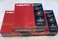 3 Count HILTI FIRESTOP PUTTY ROLL CP619T, 1″ x 12 ft. NEW