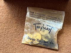 VTG TripletT 0-25 Amp, AC Ammeter Panel Gauge Triplet 331