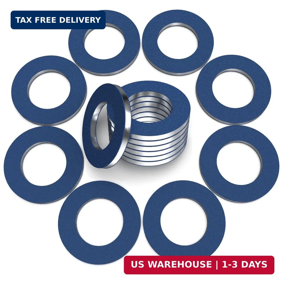 24PCS Dcoecue 90430-12031 Oil Drain Plug Gaskets | For Toyota/Lexus/Scion, Anti-