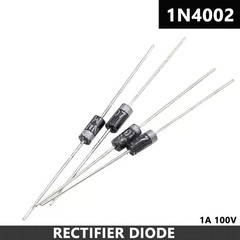 IN4002 Diode – Rectifier – 1A 100V – DO-41 – 50/100/150/200/250/300pcs