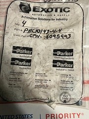 parker phc10143-4-4 nos surplus bag of 4