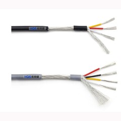 Core 2/3/4 Shielded Wire 22/24/26/28 AWG Winding Audio Cable UL 2547 Black Gray