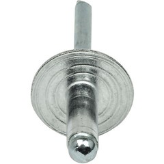 Large Flange Pop Rivets Aluminum Body Steel Mandrel Dome Head Blind Every Size