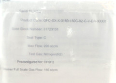Pivotal Systems 32-03041 Mass Flow Controller MFC 150 SCCM CH2F2 New Surplus
