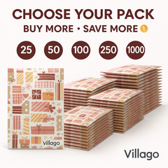 Christmas Gift Poly Bubble Mailers 6.5×10 Self-Seal Padded Envelopes | Villago