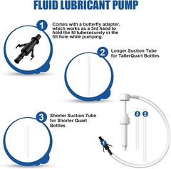 Fluid Pump for Quart Bottles, Gear Oil, Transmission & Differential Transfer