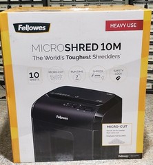 Fellows Micro Shred 10M Heavy Use Paper Shredder CRC46301