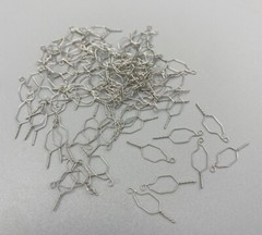 Dental SS Orthodontic Preformed Ligature Wire Kobayashi Tie Long Short Twisted