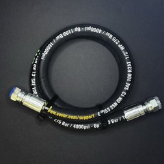 1/2″ Hydraulic Hose Assembly with 2- Female JIC 37° Swivel Ends, #8 JIC (3/4-16)