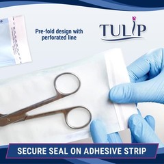 Self Sealing Pouch 3.5″ x 5.25″ 200 Pack Autoclave Sterilizer Bags for Clean…