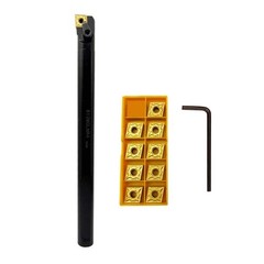GBJ Lengthened 3/4in Shank Indexable Metal Lathe Turning Tool Holder with…