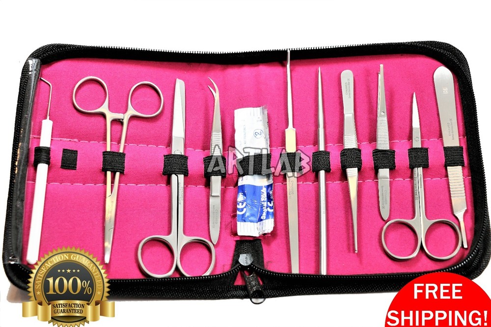 GERMAN GRADE DISSECTING KIT ANATOMY MEDICAL STUDENT USE 22PCS