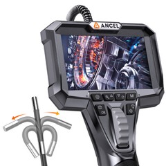 5FT 6.2MM Snake Borescope Articulating Endoscope Camera 6 LED Light Inspection