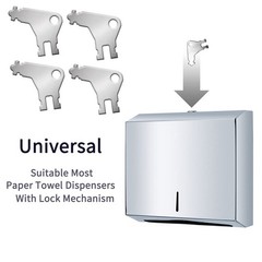 Paper Towel Dispenser Key, 5Pcs Universal Dispenser Key for GP Towel Dispense…