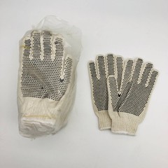 Elco M66PC-PD2 Work Gloves Mens Size XL PVC Dots Cotton/Poly String Knit 12pairs