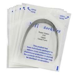 100Pcs Dental Orthodontic Niti Arch Wire Round Super Elastic 012-020 Upper Lower