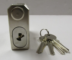 Branded Trailer Container Block Lock Security Straight Shackle Padlock w/4 Keys
