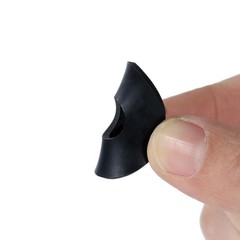 120Pcs Flat Rubber Washers Assortment Kit,16/18/20/25/30mm Black