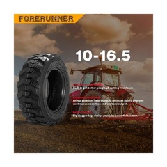 FORERUNNER 10-16.5 Skid Steer Tire (Pack of 1, Tubeless) | FORERUNNER 12 Ply …