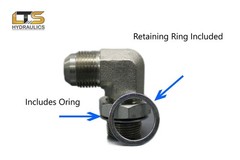 1/2″ Male JIC x 1/2″ Male BSPP British Parallel Pipe 90° Adapter 9059-08-08