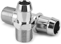 2Pcs Heater Hose Connector – Heater Hose Fittings for 3/4in Water Pump 5/8in Int