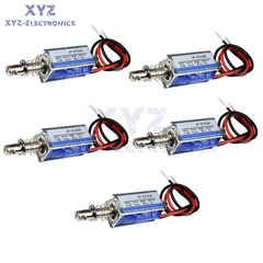 1/2/5/10PCS JF-0530B DC 6V 300mA 5N/10mm Pull Push DC Solenoid Electromagnet