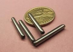 Steel Coiled Spring Pin, 1/8″ Dia x 1.00″ Length, 100 pcs