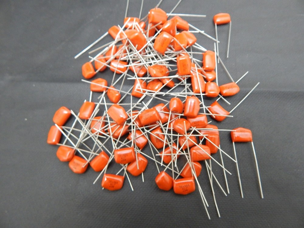 TAISHING MEF224K100 POLYESTER FILM CAPACITOR 0.22UF 100V 10% RADIAL – LOT OF 200